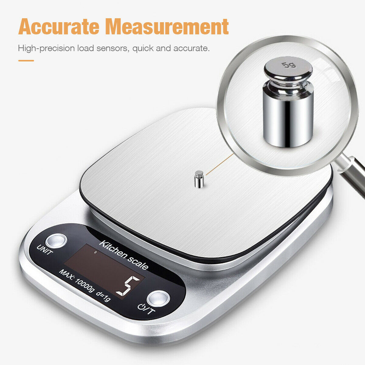 Digital Kitchen Food Scale 22lb - Stainless Steel Baking & Cooking Weight Scale Grams & Oz What Else You Got?