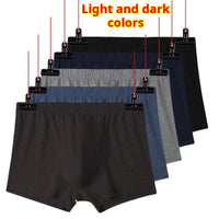 Comfortable Wholesale Men's Cotton Boxer Briefs - Breathable & Mid-Rise for Middle-Aged & Older Gentlemen
