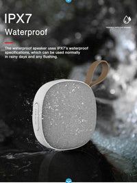 Magnetic Bluetooth Speaker - Crystal Clear Sound & Hands-Free Calls - Perfect for Any Surface - Waterproof & Portable