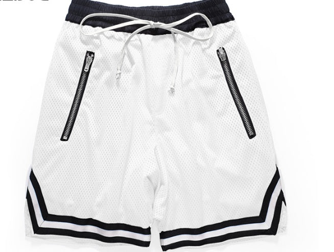 Spring and summer new style popular logo European and American men's zipper men's shorts baggy sports pants What Else You Got?