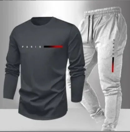 Men’s Long‑Sleeve Top and Pants Set – Casual Two‑Piece Outfit with Faux Cotton Air‑Layer Fabric (S–3XL) What Else You Got?