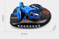 3-in-1 RC Boat, Drone & Hovercraft Toy - Land, Air & Water Adventure with 6-Minute Flight Time