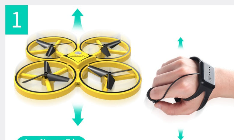 Watch‑Controlled Induction Four‑Axis Drone with Obstacle Avoidance What Else You Got?