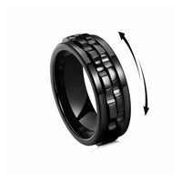 Unisex Titanium Steel Ring – Seiko-Crafted Minimalist Band Sizes 6–13