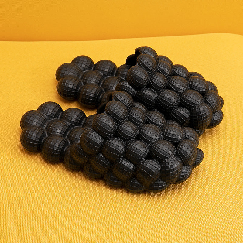 New Summer Fashion Massage Mesh  Bubble  Bathroom Slides Home Indoor Anti-Skid Shoes What Else You Got?