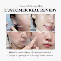 Collagen Face Wrap Mask – Overnight Firming & Hydration Treatment
