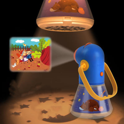 Christian Storybook Projector Torch: Bible Stories & Galaxy Night Light for Kids - Educational Toy Gift