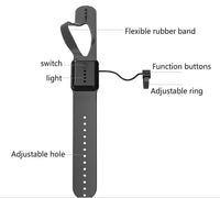 Gravity-Sensing Watch Drone – Obstacle-Avoiding 4-Axis Quadcopter with LED Lights