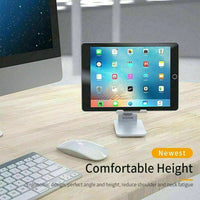 Adjustable Foldable Phone & Tablet Stand - Desktop Holder for iPhone, iPad & More - Work, Travel & Video Calls - Premium Stability & Portability