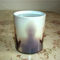 Heat-Activated Color-Changing Ceramic Mug – 350ml Magic Reveal Coffee Cup