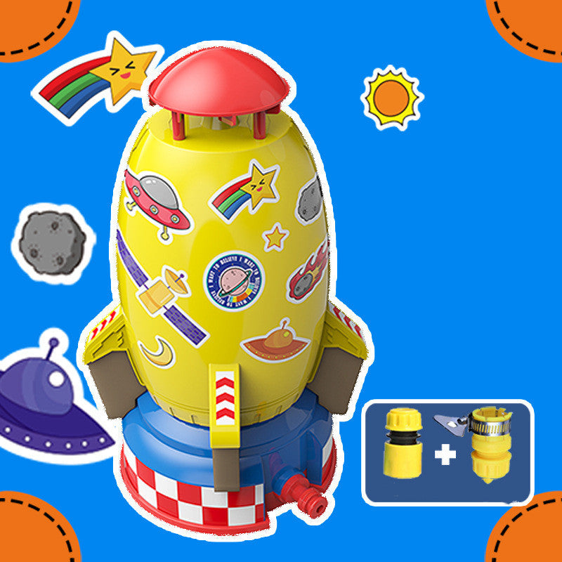 Rocket Water Sprinkler Launcher Toy – Outdoor Flying Spray Toy for Kids Summer Fun What Else You Got?