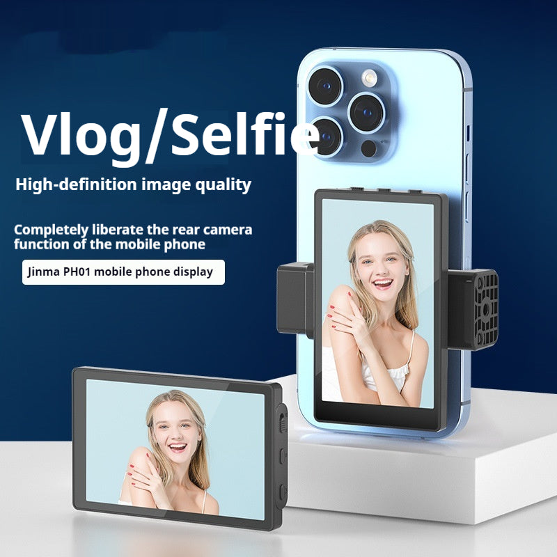 Divine Selfie Mirror: Magnetic Phone Clip for Perfect Photos & Video Calls