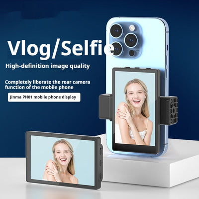 Divine Selfie Mirror: Magnetic Phone Clip for Perfect Photos & Video Calls