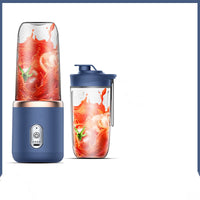 Portable USB Blender Cup – 6-Blade Mini Juicer for Smoothies & Shakes
