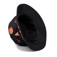Pumpkin Grimace Halloween Sun Hat - Cute Cartoon Printed Fisherman Cap for Fall Festivities