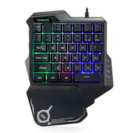 One-Handed RGB Gaming Keyboard – Portable Mechanical Keypad for PC, Console & Travel