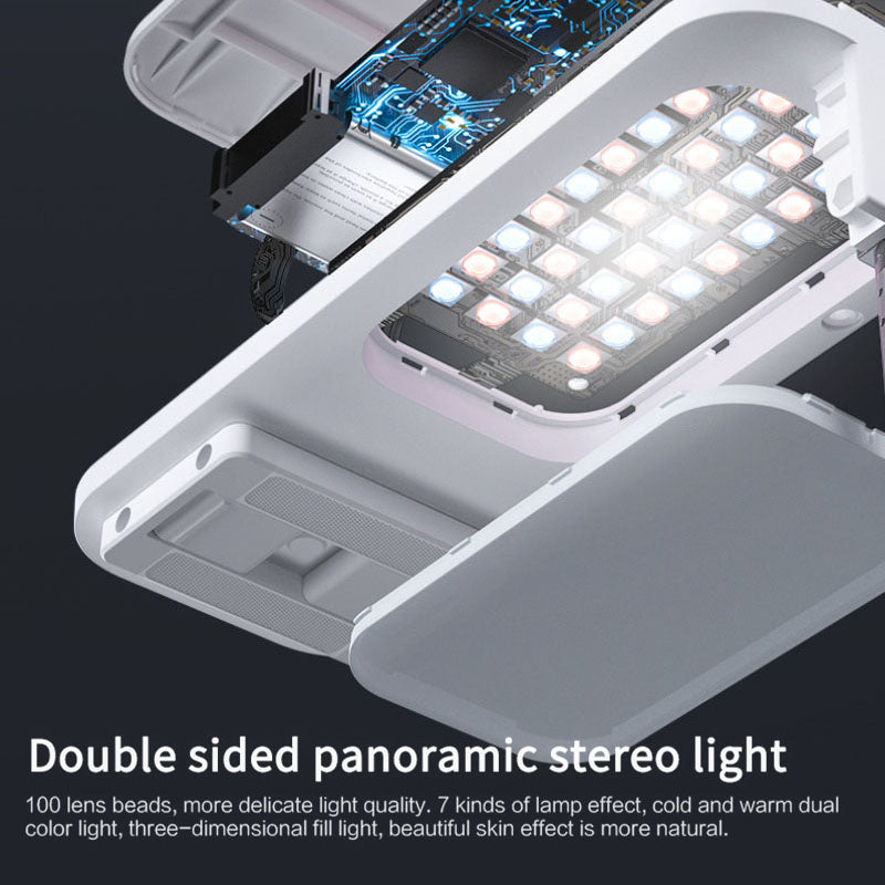 Foldable LED Phone Stand (130cm) + Bluetooth Remote — Creator‑Ready What Else You Got?