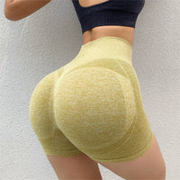 DivineFit™ Godly Glutes Yoga Shorts - Butt Lifting Seamless Leggings for Women's Gym & Worship