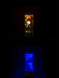 Glowing Jellyfish Aquarium Lamp - USB Powered LED Night Light with Mesmerizing Flowing Beads