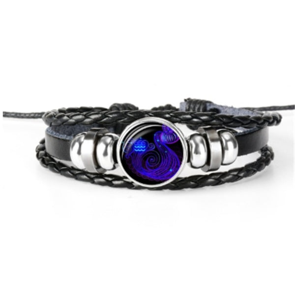 12 Zodiac Constellation Bracelet Luminous Braided Design Bracelet For Men Women Kids What Else You Got?