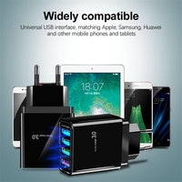 4-Port USB Fast Charging Power Bank Adapter - Illuminate Your Faith & Devices!