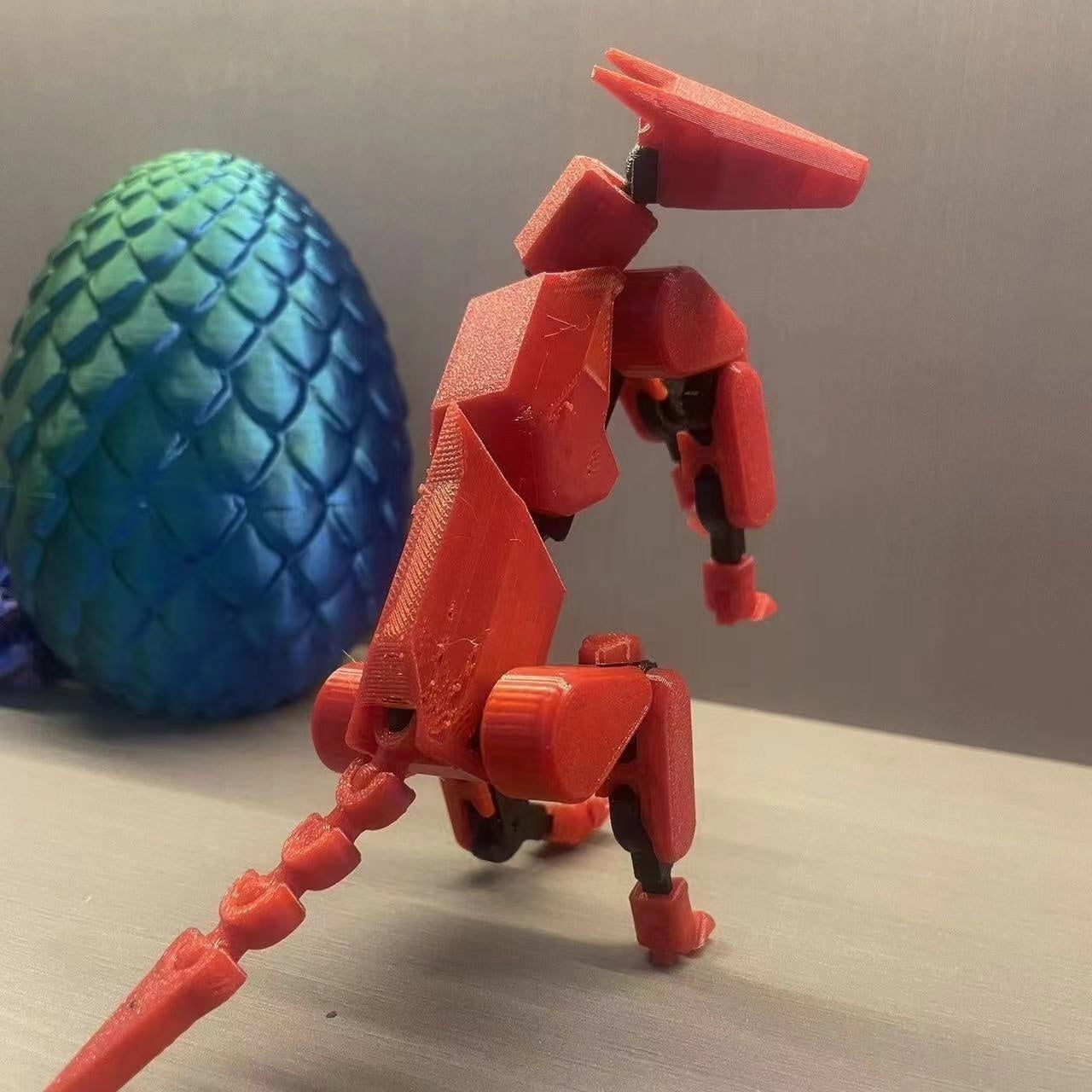 Multi‑Jointed Shapeshift Robot Figure – 3D‑Printed Movable Action Model with Weapons & Accessories What Else You Got?