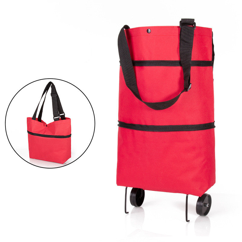 Folding Shopping Carts Reusable Shopping Bags with Wheels What Else You Got?
