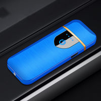 Touch fingerprint sensor charging lighter
