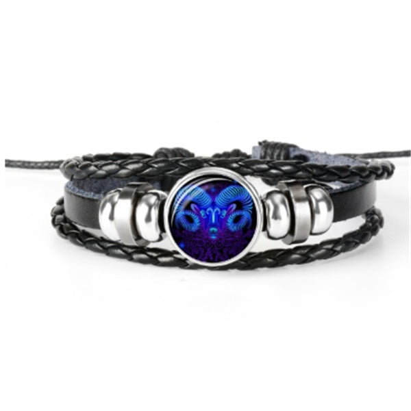 12 Zodiac Constellation Bracelet Luminous Braided Design Bracelet For Men Women Kids What Else You Got?