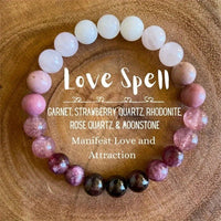 Healing Crystal Bracelet - Natural Stone Energy Jewelry for Men & Women
