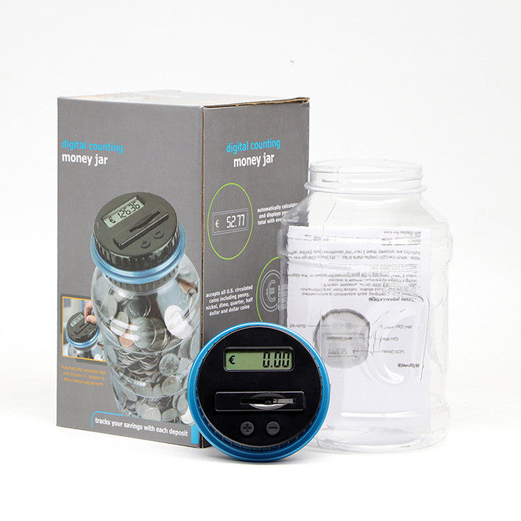 Digital Coin Counting Money Jar – LCD Display Piggy Bank for Kids & Adults What Else You Got?