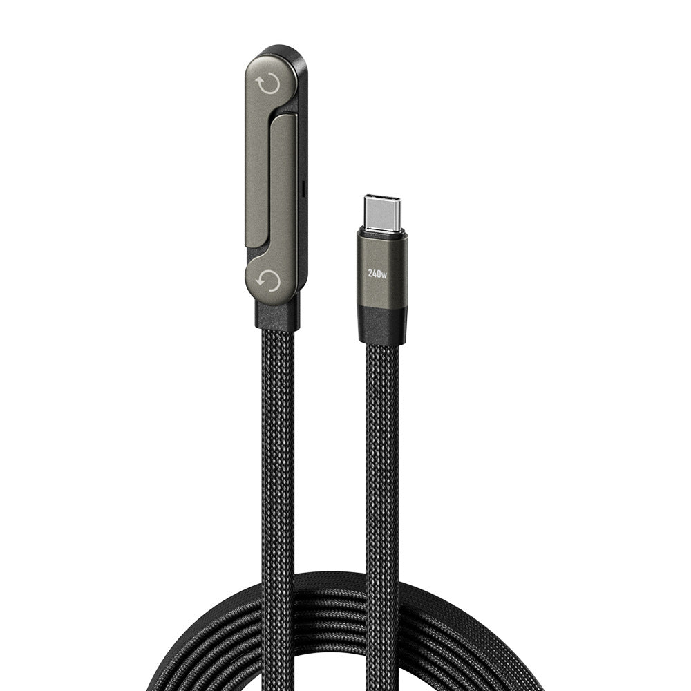 Fast Charging Foldable Bracket Data Cable 2-in-1 Data Wire Foldable Phone Tablet Stand Type-C To Type-C USB-A To Type-C What Else You Got?