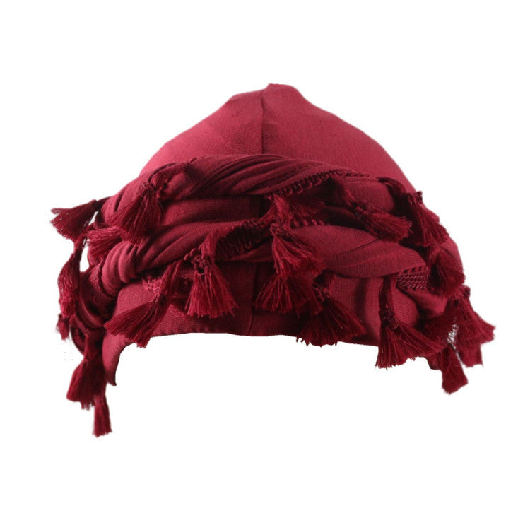 Men’s Satin‑Lined Twist Tail Hat – Sleeve Tassel Design, Protective Soft Interior What Else You Got?