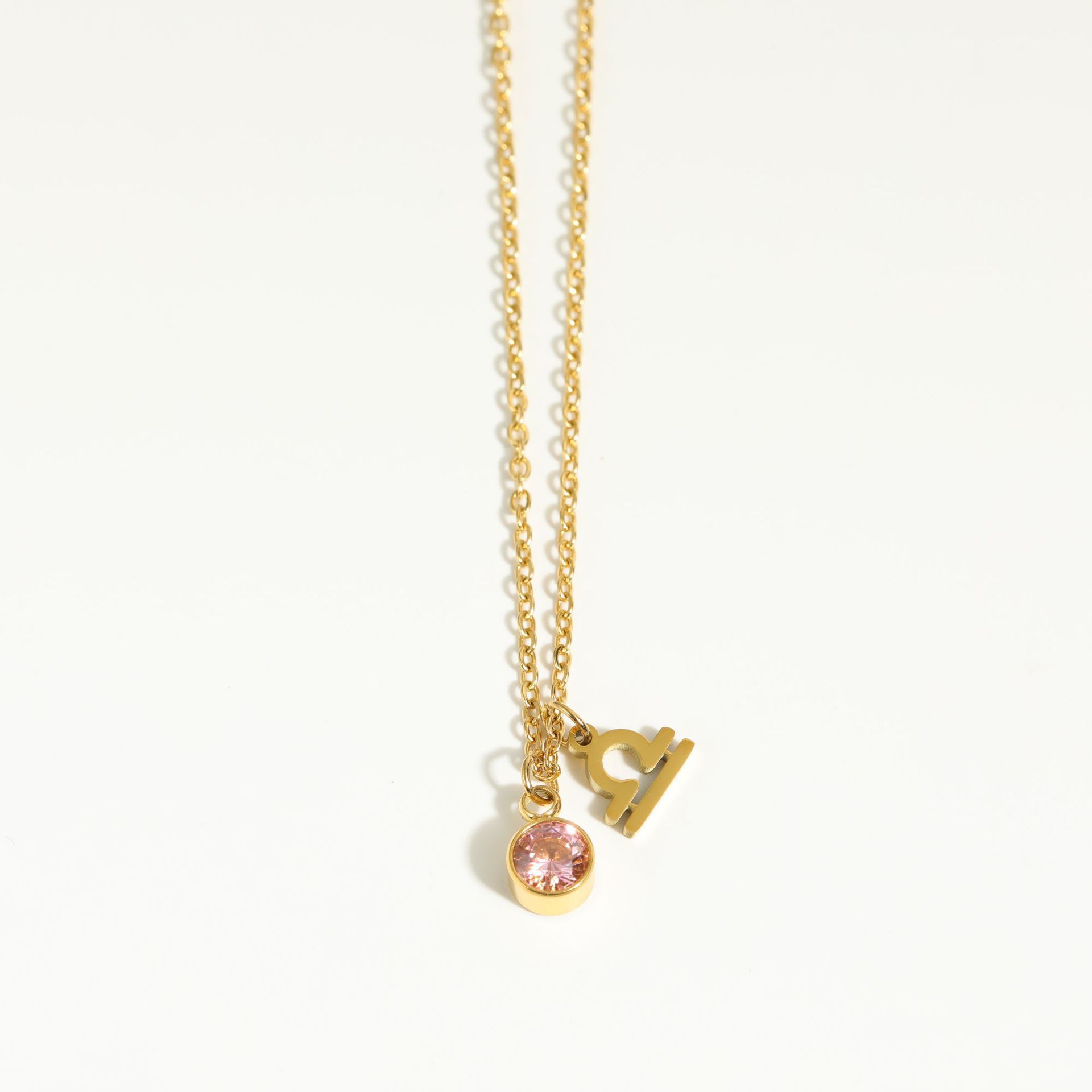 Fashion Zodiac Zodiac 5mm Zircon Pendant Necklace For Women What Else You Got?