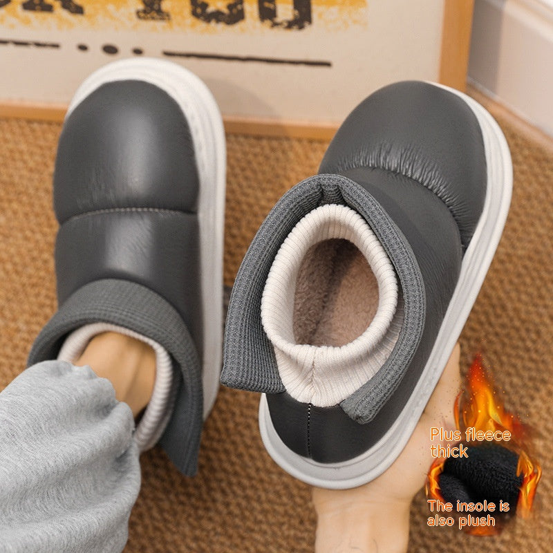 Warm Fur Snow Boots — Waterproof, Non-Slip & Cozy Winter Slippers