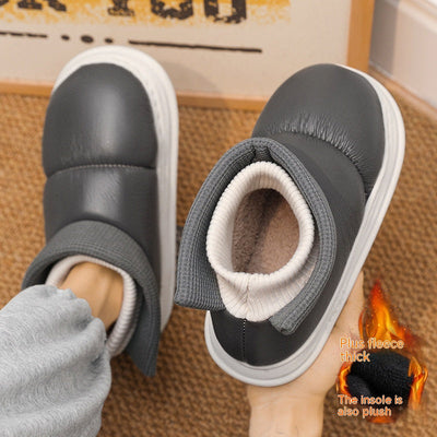 Warm Fur Snow Boots — Waterproof, Non-Slip & Cozy Winter Slippers