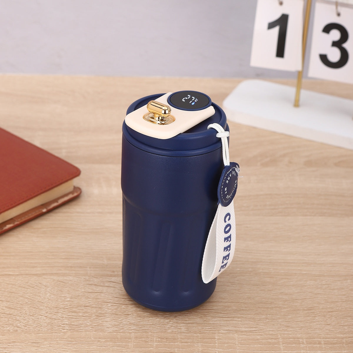 Smart Digital Thermal Bottle Portable Coffee Mug Stainless Steel Water Bottle In-Car Insulated Cup Keep Cold Vacuum Flasks 450ml What Else You Got?