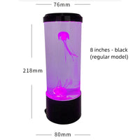 Glowing Jellyfish USB LED Night Light - Colorful Atmosphere Lamp for Home Decor
