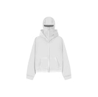 Women’s Double-Hood Zip Cardigan – Embroidered Geometric Streetwear Jacket S–XL