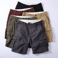 Men's Comfortable Cargo Shorts — Multiple Pockets, Relaxed Fit (S-4XL)