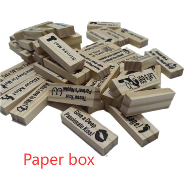 Couple Game Night Intimacy Block Tower Jenga Game Valentine Tumbling Tower Stacking Blocks Game Party Interactive Games 18 What Else You Got?