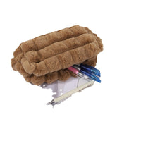 Plush Pencil Case – Soft Korean-Style Stationery Pouch for Students & Artists