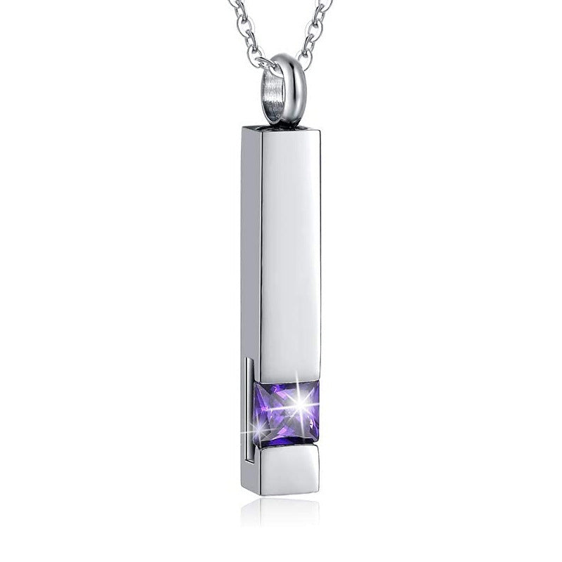 Twelve Birthday Stone Ashes Necklace Can Be Opened With Diamonds Zodiac What Else You Got?