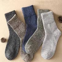 Premium Men's Rabbit Fur Socks for Autumn & Winter - Warm, Comfortable & Stylish