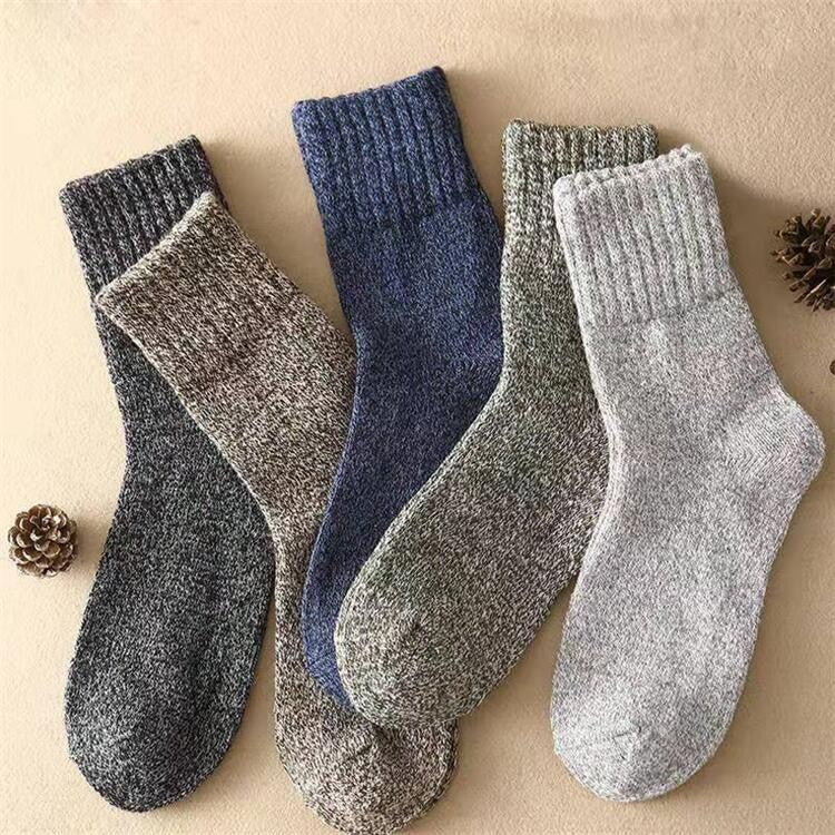 Premium Men's Rabbit Fur Socks for Autumn & Winter - Warm, Comfortable & Stylish