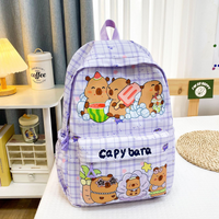 Adorable Capybara Backpack for Girls – Perfect for School & Playtime