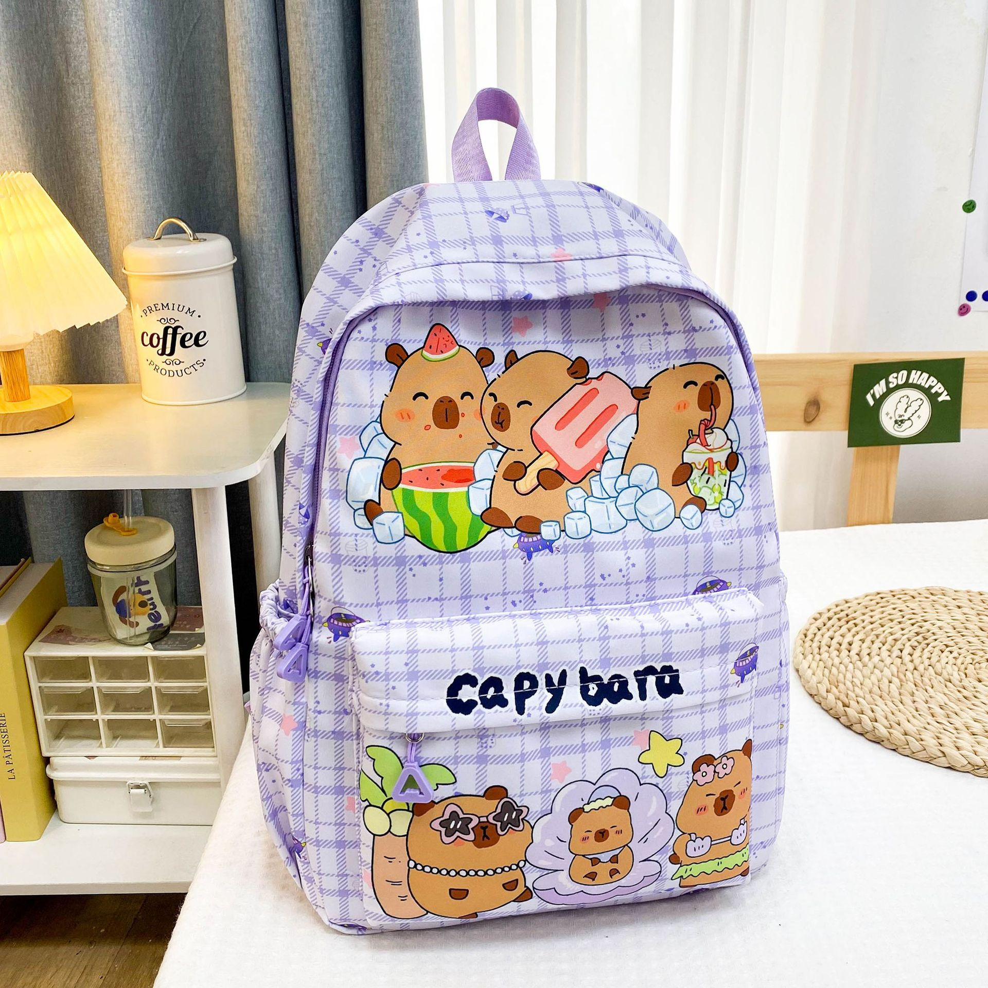 Capybara School Backpack For Girls In Primary And Middle School What Else You Got?