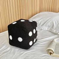 Dice Plush Throw Pillow – Fun Game Room Decor & Novelty Sofa Cushion