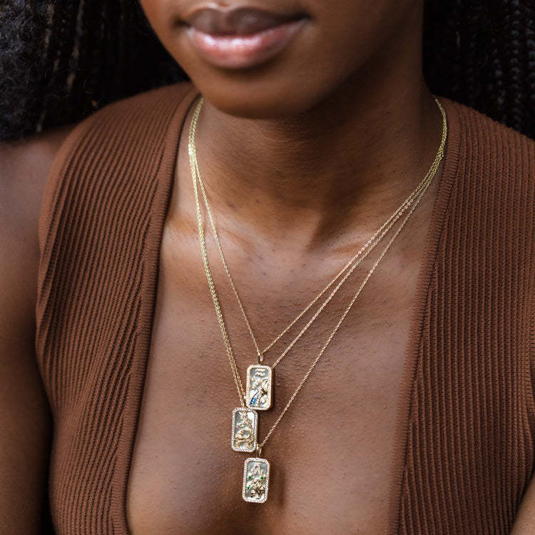 12 Constellation Necklace With Diamonds Twelve Zodiac Colorful What Else You Got?