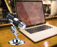 3-in-1 USB Digital Microscope - 1600X Magnification with Adjustable LED Light - Perfect for Kids, Students & Hobbyists